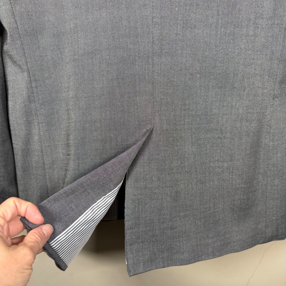 Express Slim Gray 42R Jacket 32/28 Pant Suit Business Office Church - Picture 12 of 16